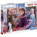 Clementoni pusle Frozen II Glitter 104 tk