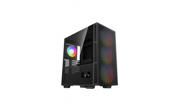 Deepcool CH560 Digital must külgaknaga mid-tower korpus ATX PS2