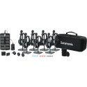 SARAMONIC WITALK9 WT7S 7-PERSON FULL-DEPLEX 1.9GHZ WIRELESS HEADSET INTERCOM SYSTEM W/ CARRY CASE