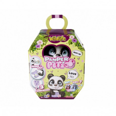 The Pamper Petz Panda is a popular interactive toy figure from Simba Toys. It is pa