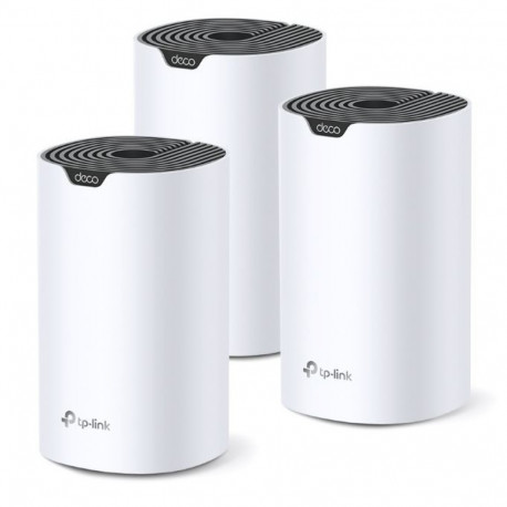 The TP-Link Deco S7 (3-Pack) AC1900 is a whole-home mesh WiFi system designed to el