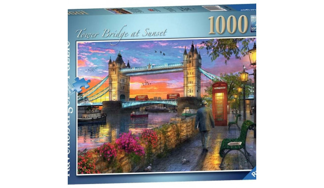 Puzzle 1000 elements Sunset over Tower Bridge