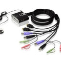 2-Port USB/HDMI Audio KVM Switch w Remote port