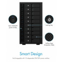 ICY BOX IB-3810-C31 10x HDD Single System