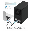 ICY BOX IB-3810-C31 10x HDD Single System