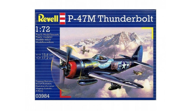 Plastic model P-47 Thunderbolt