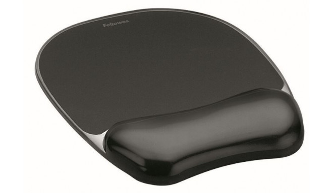 Mouse Pad gel CRYSTAL, black