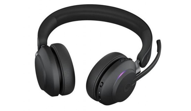 Jabra Evolve2 65 MS Stereo Wireless Headset with Link380c (USB-C) - Black