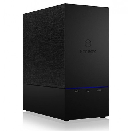 The ICY BOX IB-RD3621U3 is a 2-bay external RAID system designed for 3.5-inch SATA 