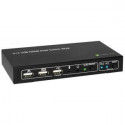 2-port HDMI/USB KVM switch 2x1 with audio