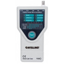 Cable tester 5-W-1 RJ11/RJ45/USB/1394/BNC