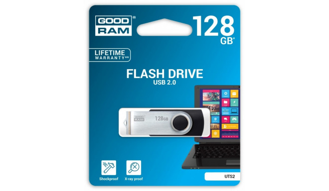 Goodram flash drive 128GB Twister, black