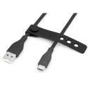 "DIGITUS USB 2.0 kabel Typ C -A Silikon St/St 2m schwarz"