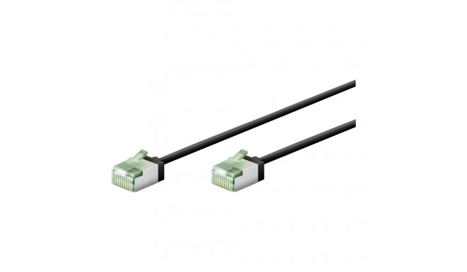 Goobay 74350 üli-paindlik CAT 8.1 patch-kaabel, õhuke, U/FTP, 0.15 m, must