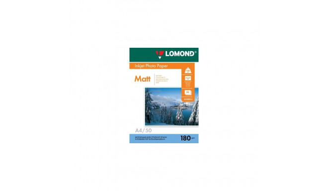 Lomond Photo Inkjet Paper Matte 180 g/m2 A4, 50 sheets