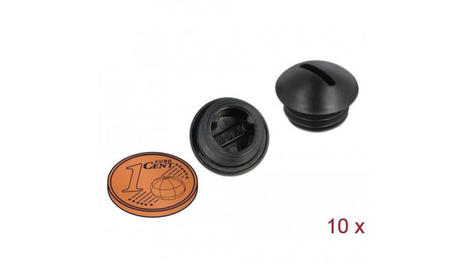 DeLOCK Sealing Plug M12 x 1.5 black 10 pieces