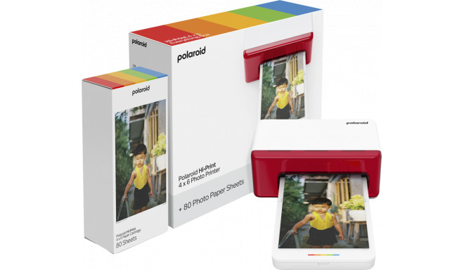 Polaroid fotoprinter Hi-Print 4x6 E-box, valge