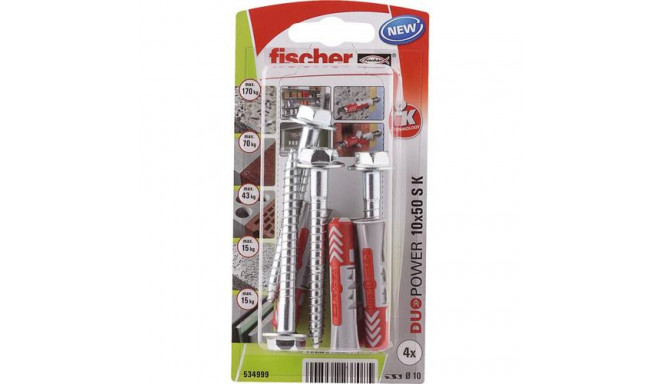 Fischer DUOPOWER 10 x 50 S with screw