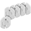 Goobay 51319 socket safety cover AC White 5 pc(s)