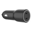 GEMBIRD 2-port USB car charger USB Type-C 40W 4A black