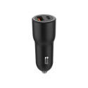 GEMBIRD 2-port USB car fast charger Type-C PD 38W black