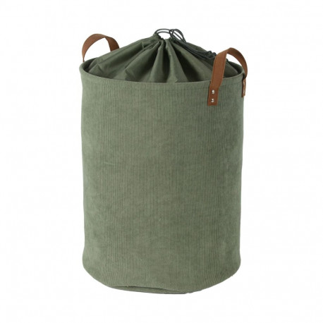 Pesukorv LIDO LEO D38xH48cm, roheline velvet