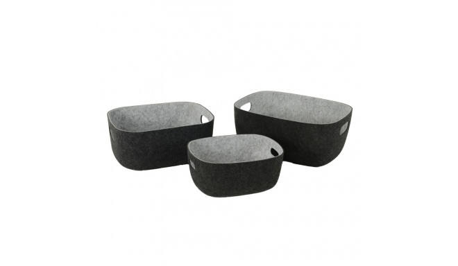 Kast LIDO POP 36x28xH16cm, tumehall vilt