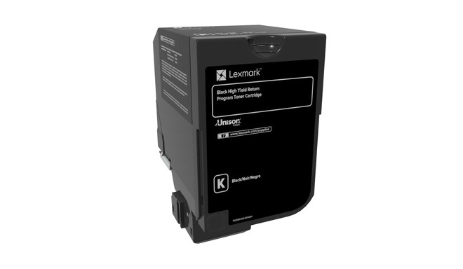 "Lexmark Toner 74C2HK0 Schwarz bis zu 20.000 Seiten"