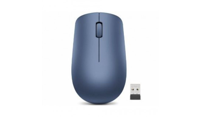 Lenovo Wireless Mouse 530 Optical Mouse, Abyss Blue, 2.4 GHz Wireless via Nano USB