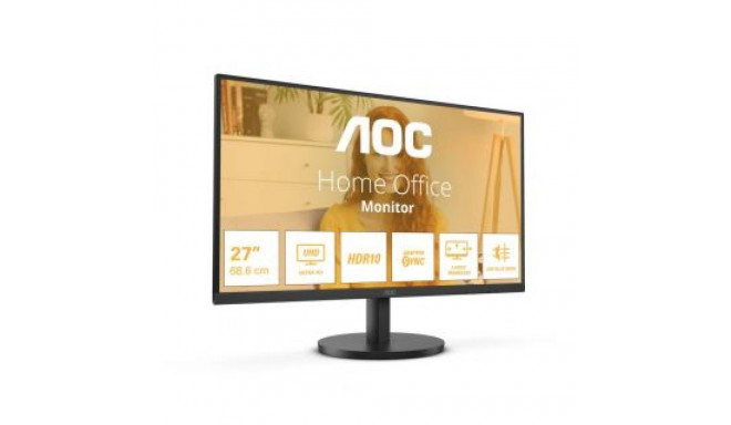 AOC U27B3M 27" VA 3840x2160/16:9/300cd/m2/4ms DP, HDMI, Headphone out