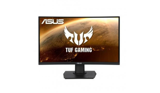 Asus TUF Gaming Curved VG24VQE 24 ", VA, FHD, 1920 x 1080 pixels, 16:9, 1 ms, 250 cd/m, Black, HDMI 