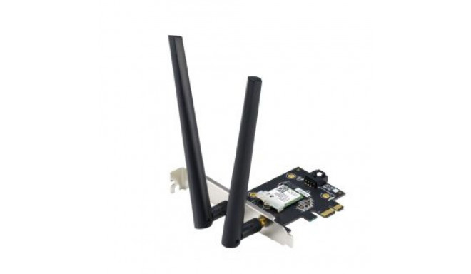 Asus AX1800 Dual-Band Bluetooth 5.2 PCIe Wi-Fi Adapter PCE-AX1800 802.11ax, 574+1201 Mbit/s, MU-MiMO