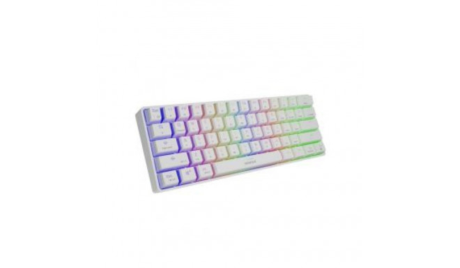 Genesis THOR 660 RGB, Mechanical Gaming Keyboard, RGB LED light, US, White, Wireless, USB Type-C, Bl