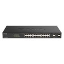 D-link DGS-1100 Series Gigabit Smart Managed Switches DGS-1100-26MPV2 Managed L2, Desktop/Rackmounta