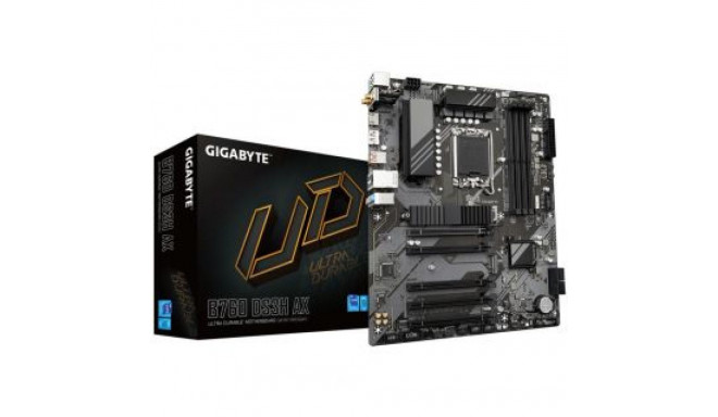 Gigabyte B760 DS3H AX 1.x M/B Processor family Intel, Processor socket LGA1700, DDR5 DIMM, Memory sl