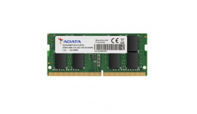 ADATA Premier DDR4 RAM 8 GB, SO-DIMM, 2666 MHz, Notebook, Registered No, ECC No