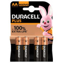 Duracell Plus MN1500 AA, Alkaline, 4 pc(s)