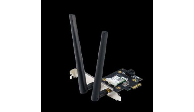 Asus PCE-AX3000 (802.11ax) AX3000 Dual-Band PCIe Wi-Fi 6 2 external antennas Bluetooth 5.0, WPA3 net