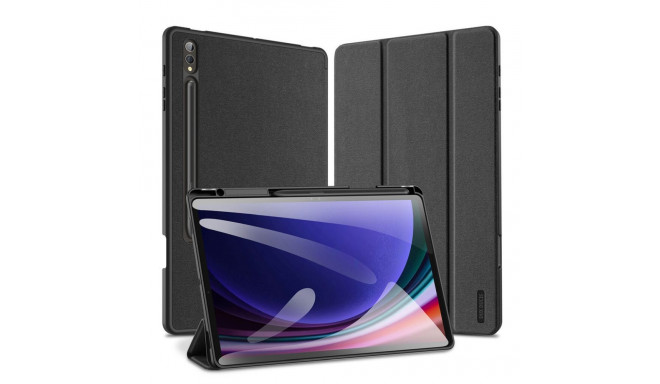 DUX DUCIS case DOMO foldable with pencil storage for SAMSUNG Tab S10 Plus/S9 Plus/S9FE Plus black