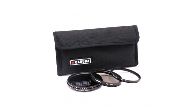 Caruba UV + CPL + Variable ND2 400 Kit 58mm