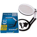 Galda Lupa & Lampa ar Regulējamu Stiprinājumu Levenhuk Zeno D13 PLUS (1,8-5x)