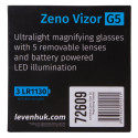 Levenhuk Zeno Vizor G5 Magnifying Glasses 1/1.5/2/2.5/3.5x