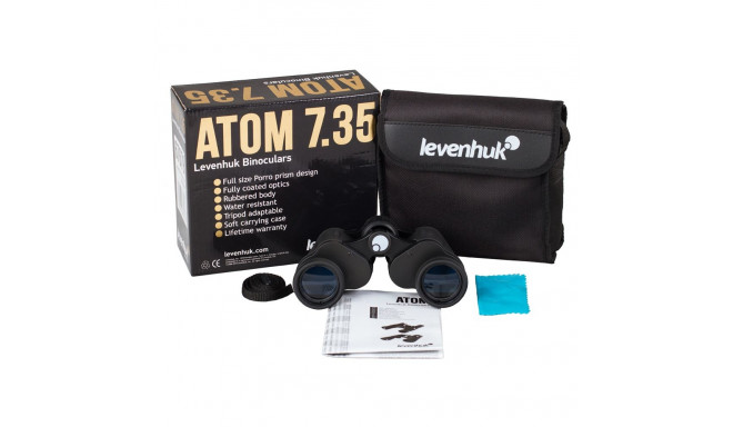 Levenhuk Atom 7x35  Levenhuk Compact Porro Prism Waterproof Binoculars