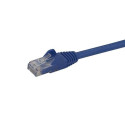 StarTech.com 15m CAT6 Ethernet Cable - Blue CAT 6 Gigabit Ethernet Wire -650MHz 100W PoE RJ45 UTP Ne