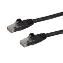 StarTech.com 15m CAT6 Ethernet Cable - Black CAT 6 Gigabit Ethernet Wire -650MHz 100W PoE RJ45 UTP N