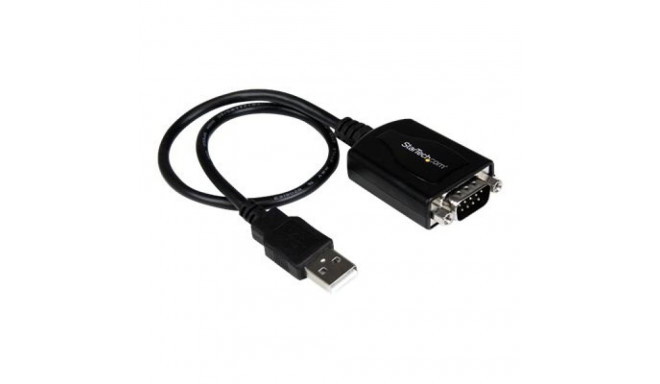 StarTech.com 1 ft USB to RS232 Serial DB9 Adapter Cable with COM Retention