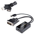 StarTech.com DVI DisplayPorti adapter - USB-toide - 1920 x 1200 - DVI DisplayPorti muundur - Videoad