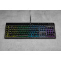 Corsair K55 RGB PRO mänguklaviatuur, RGB LED - must