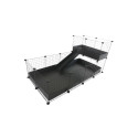C&C modulaarne puur ühekorruseline 4x2 + Pööning 2x1 + Must kaldtee