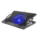 NATEC Dipper laptop cooling pad 39.6 cm (15.6&quot;) 660 RPM Black